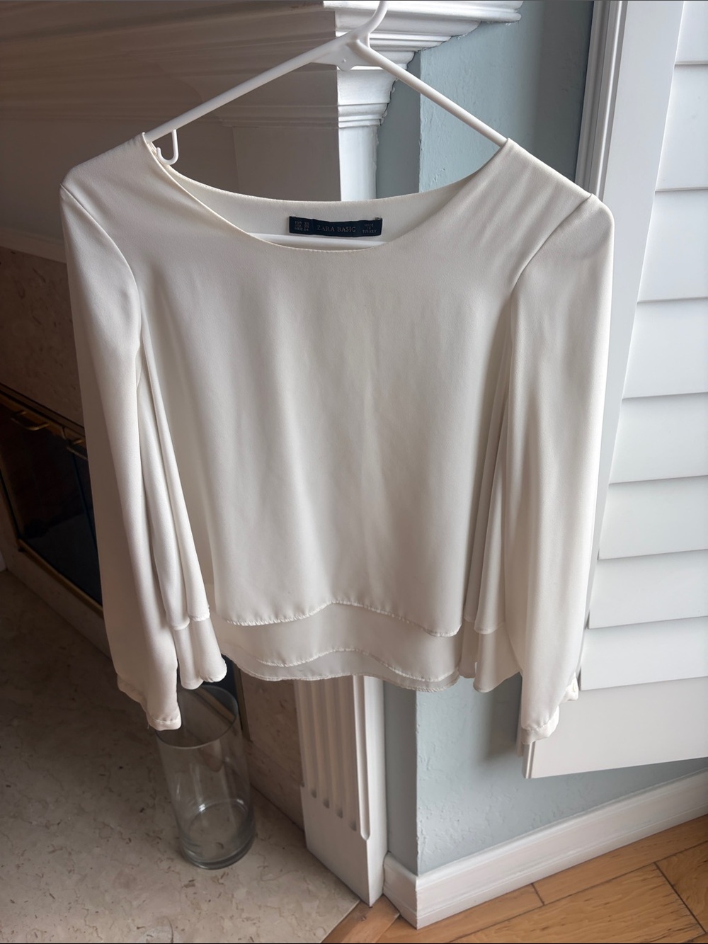 Zara Layered Long Sleeve Blouse